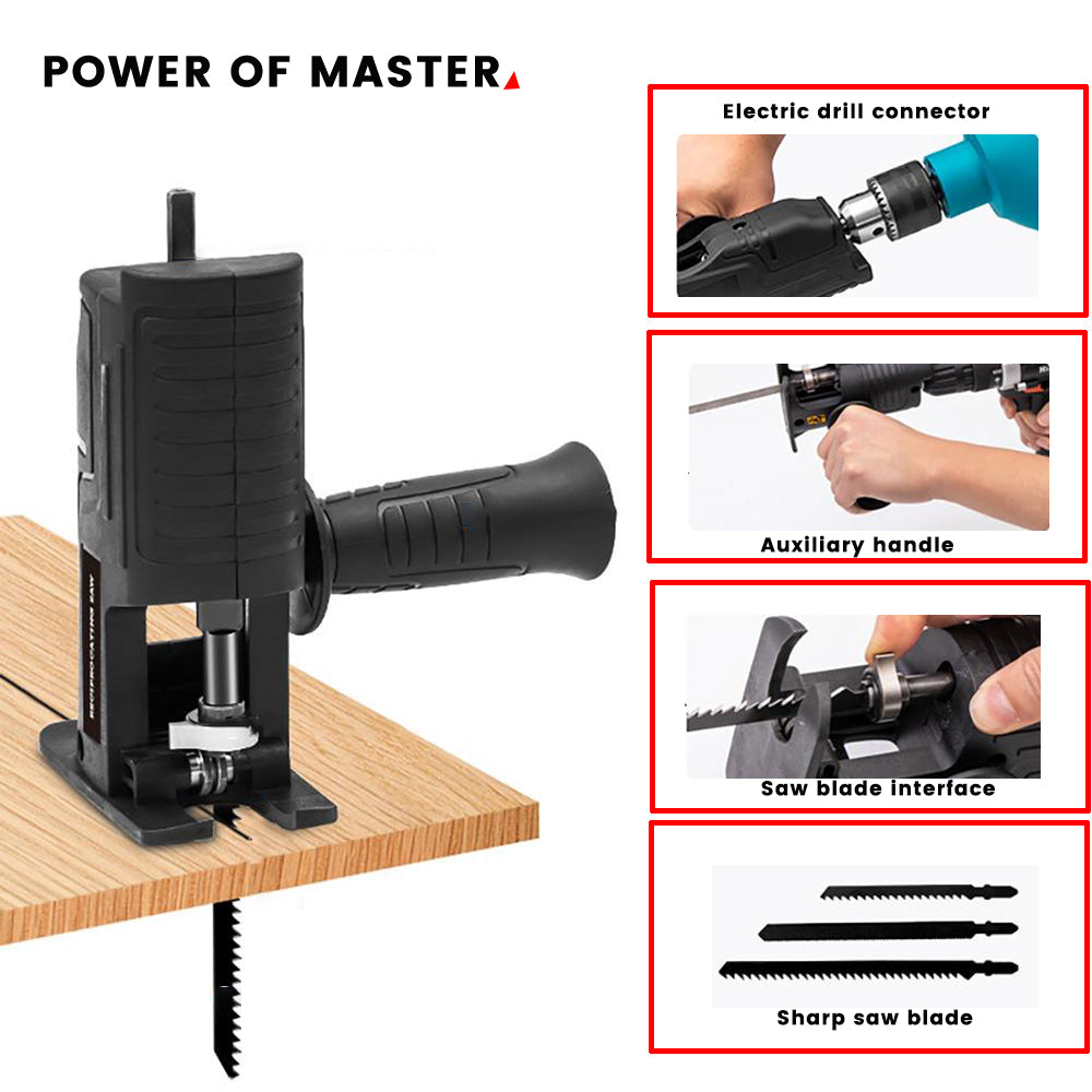 ReciproDrill™ - Zaagadapter voor Boormachine