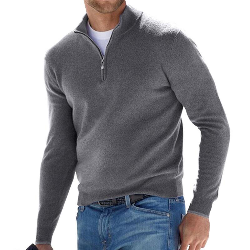 Chipi's Bastiaan Heren Basis Sweater Met Rits