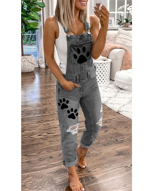 StreetChic™ Vrouwen Geript Overalls