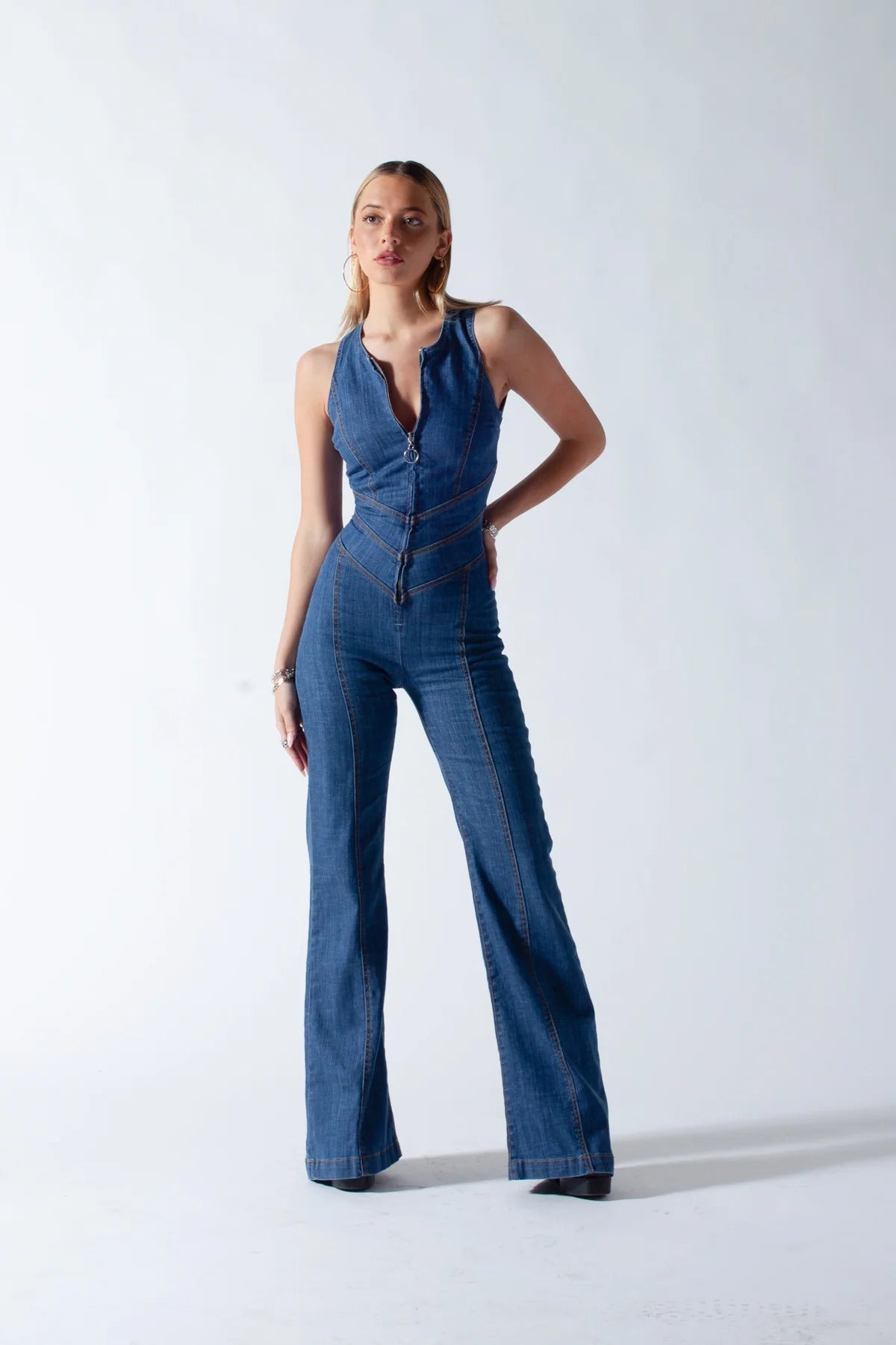 RetroDen™ Jumpsuit met hartjes (Beperkte Tijd Aanbieding 70% Korting)