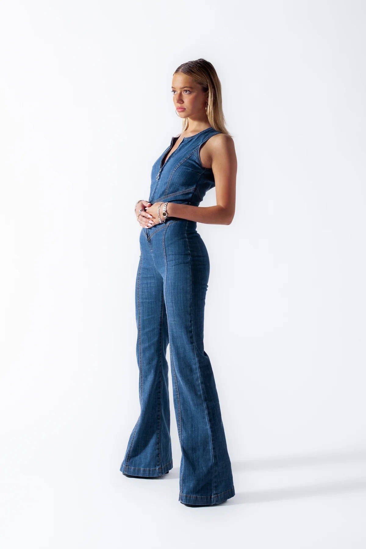 RetroDen™ Jumpsuit met hartjes (Beperkte Tijd Aanbieding 70% Korting)