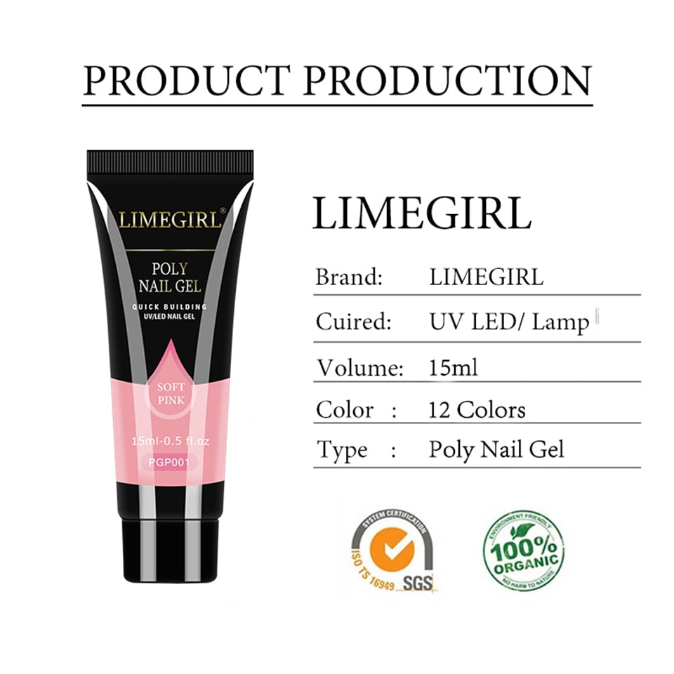 Limegirl™  DIY Complete Polygel Nagelset