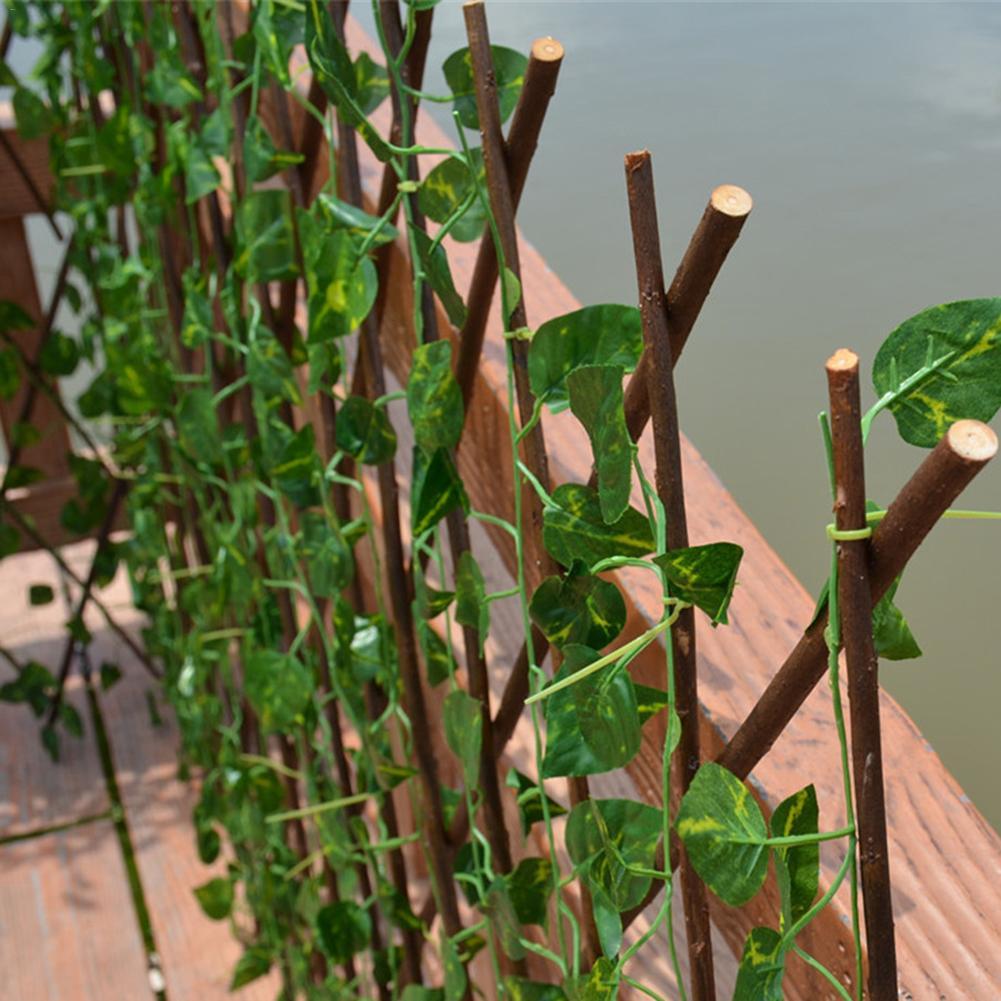 GreenPrivacy™ TuinScherm van Wilgenhout (Uitrekbaar tot 2 meter)