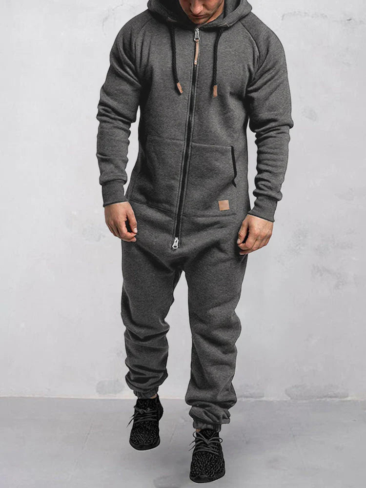 Coolbro™  Hooded Fleece Jumpsuit