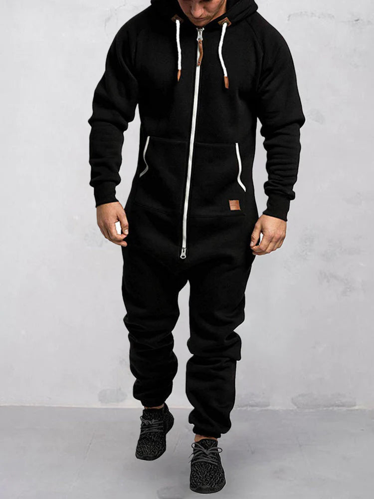 Coolbro™  Hooded Fleece Jumpsuit