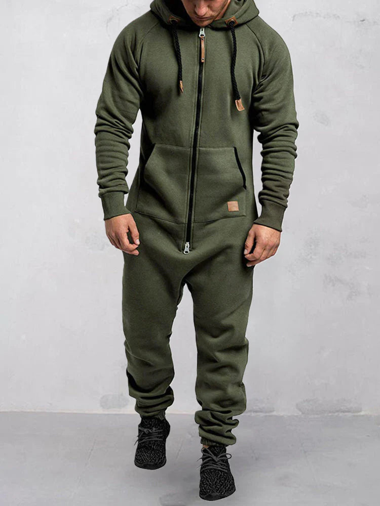 Coolbro™  Hooded Fleece Jumpsuit