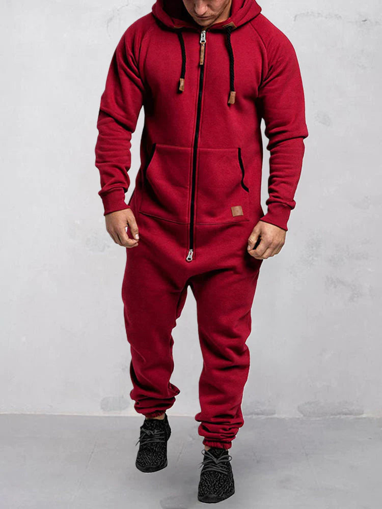 Coolbro™  Hooded Fleece Jumpsuit