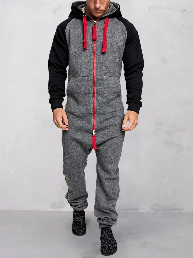 Coolbro™  Hooded Fleece Jumpsuit