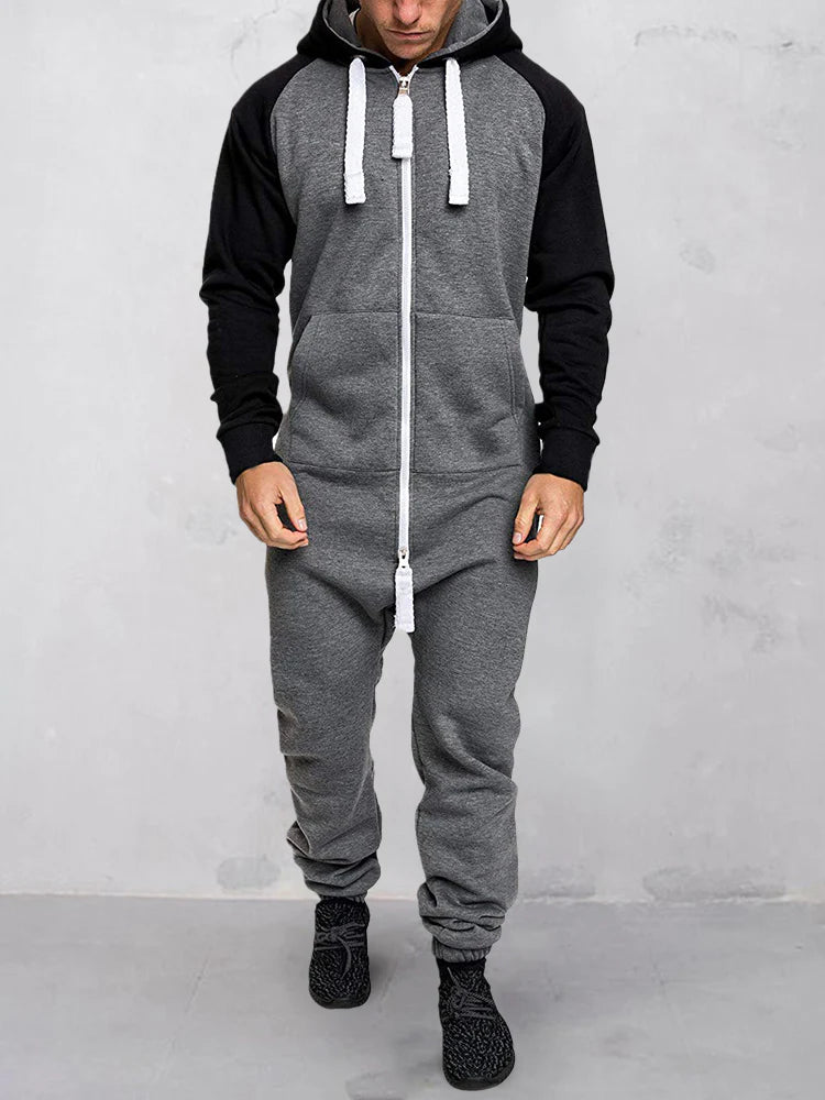 Coolbro™  Hooded Fleece Jumpsuit