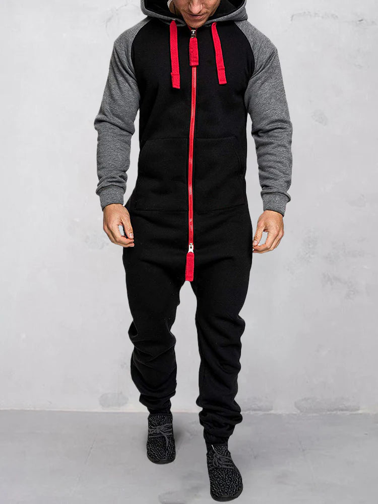 Coolbro™  Hooded Fleece Jumpsuit