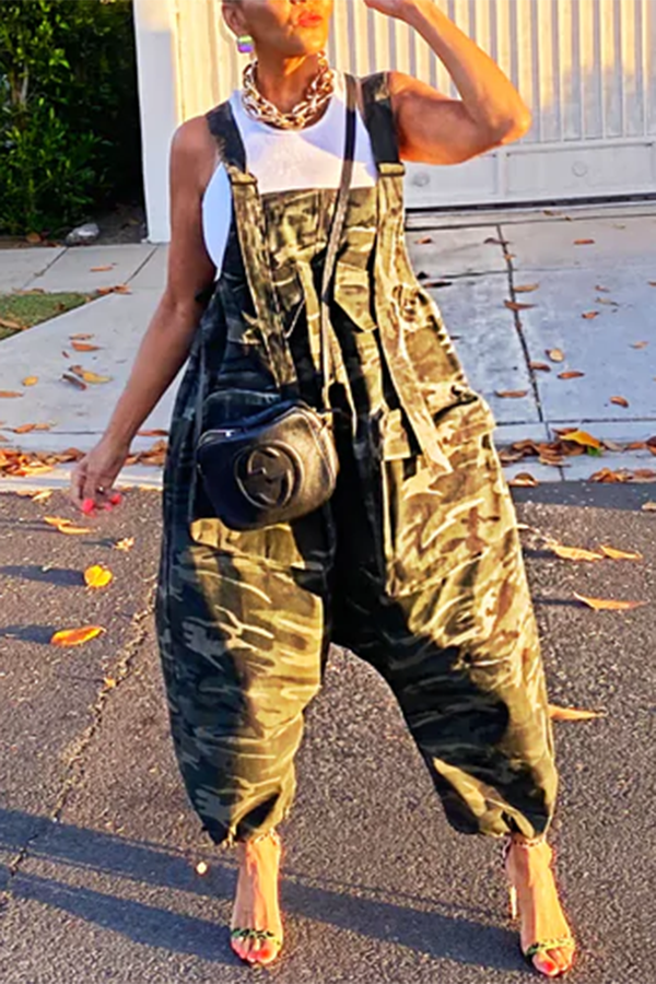 Urban Camo™ Overmaat Camouflage Jumpsuit