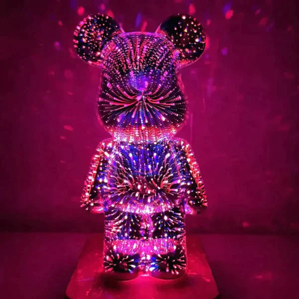 FireBear™ 3D Vuurwerk LED Lamp