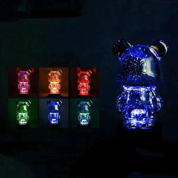 FireBear™ 3D Vuurwerk LED Lamp