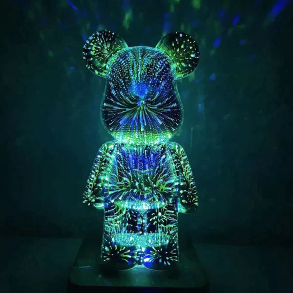 FireBear™ 3D Vuurwerk LED Lamp