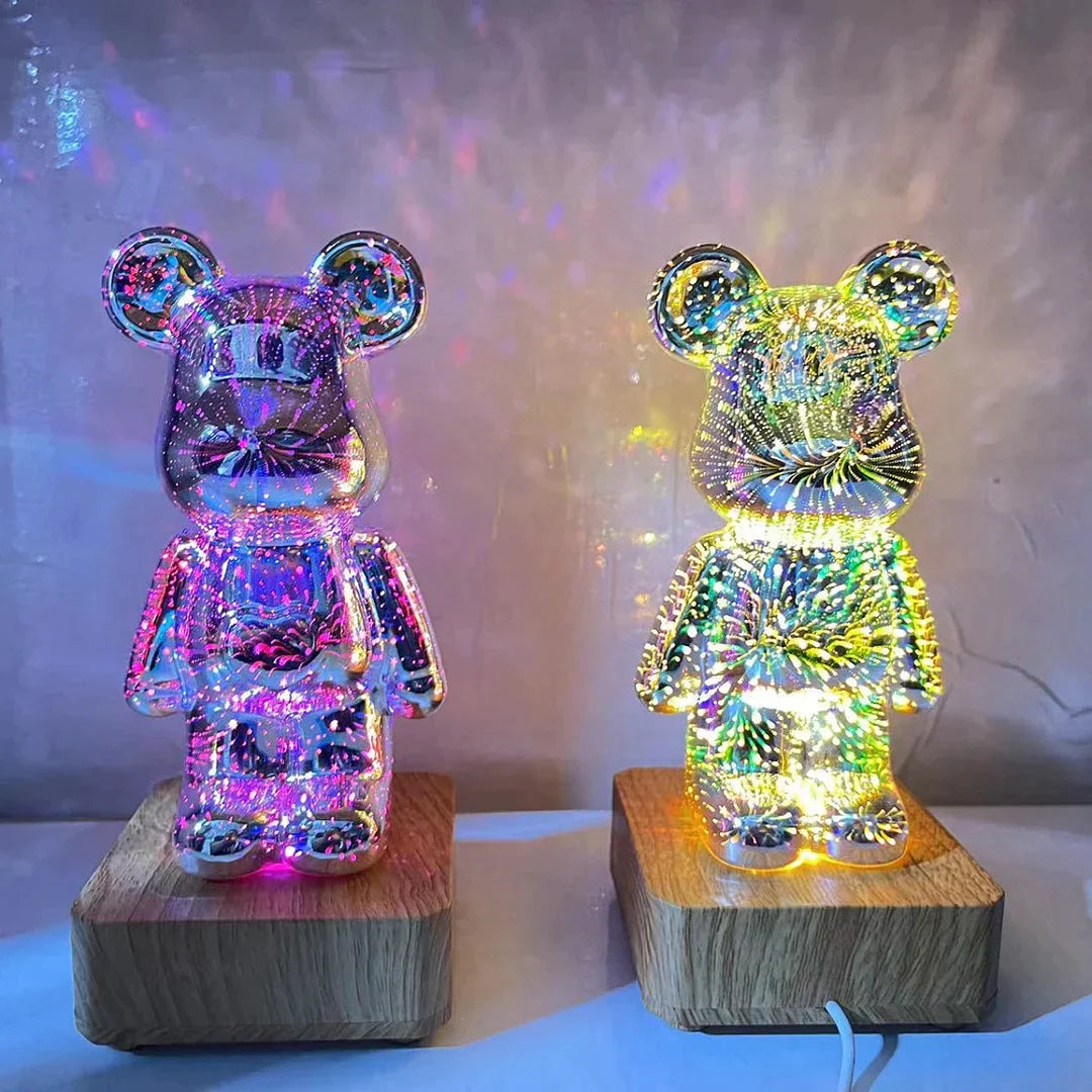 FireBear™ 3D Vuurwerk LED Lamp