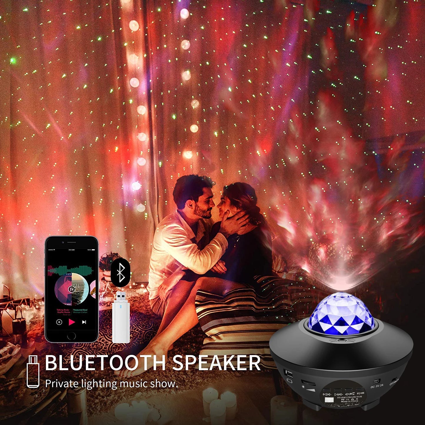 Galaxy™ LED Galaxy Projector met Afstandsbediening