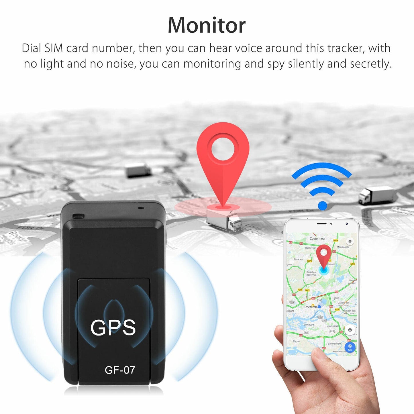 Tracky™ Mini GPS Tracker