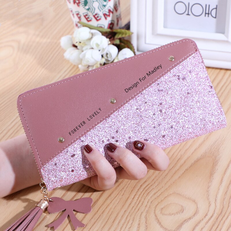 LuxeWallet™ | Dames Luxe Glitter Portemonnee