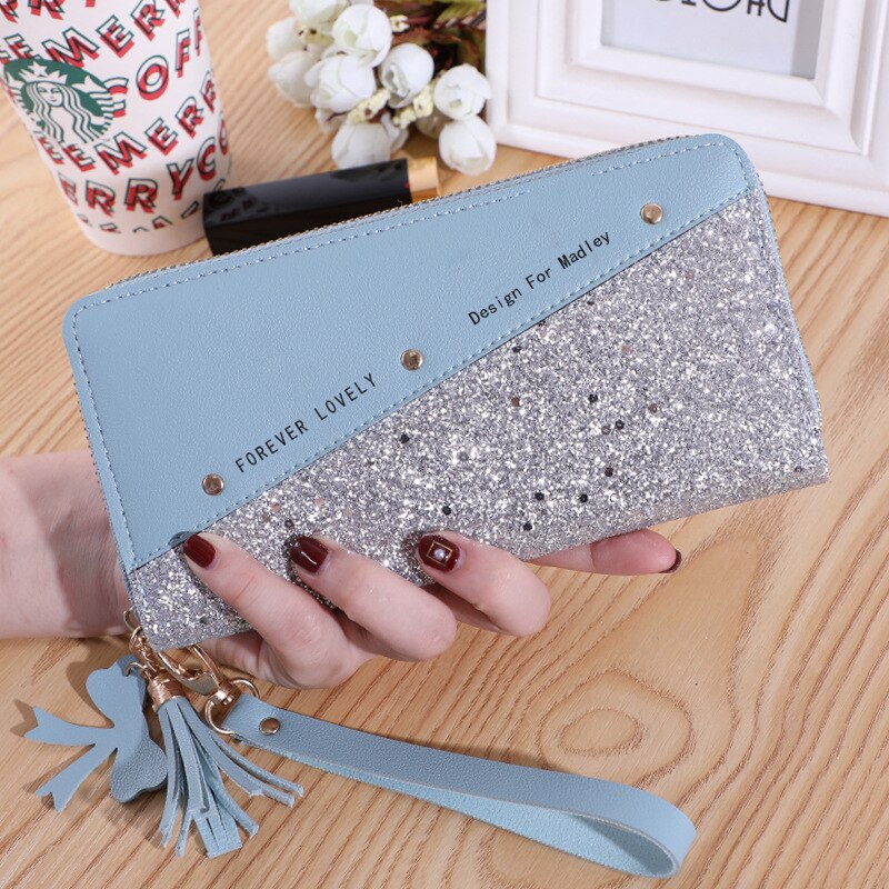 LuxeWallet™ | Dames Luxe Glitter Portemonnee