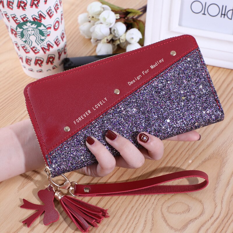 LuxeWallet™ | Dames Luxe Glitter Portemonnee