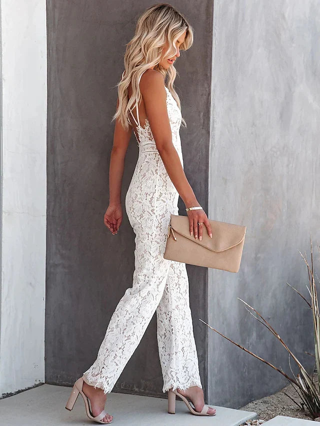 Lacey™ kanten jumpsuit