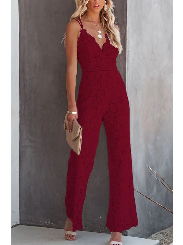 Lacey™ kanten jumpsuit